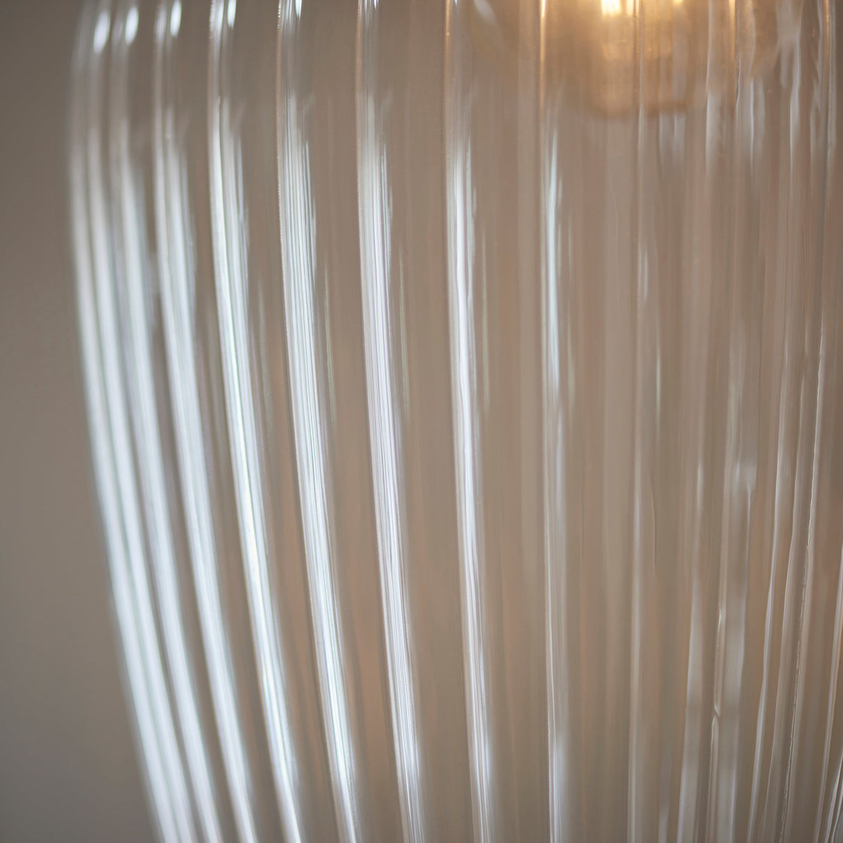 Amos Lucid Large Pendant Ribbed Glass – from Amos Lighting + Home