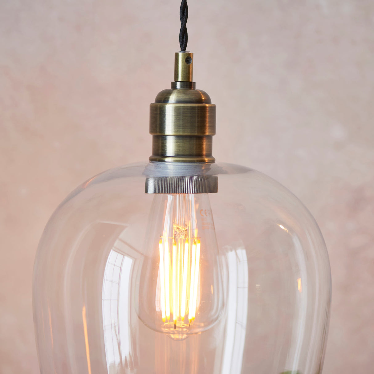 Amos Lucid Pendant Antique Brass – from Amos Lighting + Home