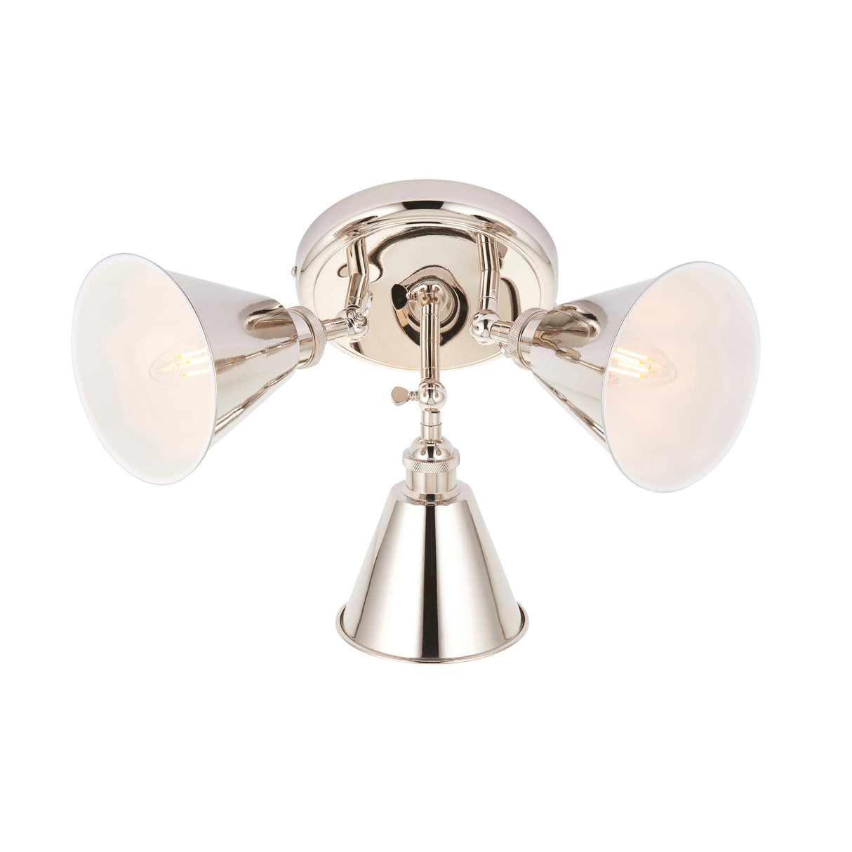 Amos Maine Spotlight Polished Nickel – from Amos Lighting + Home