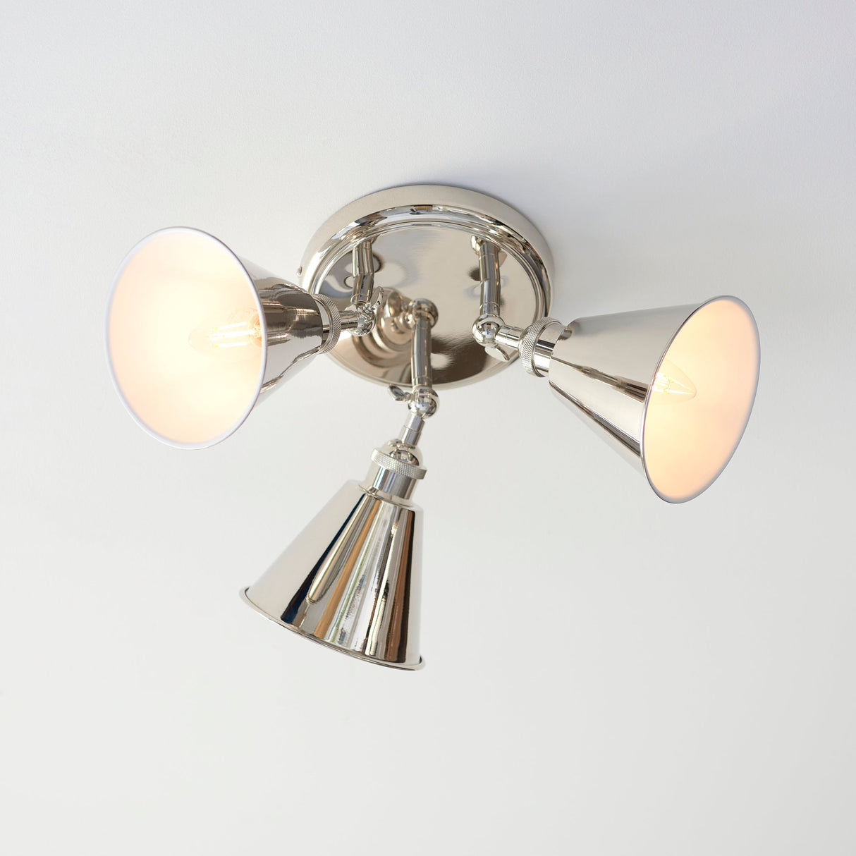 Amos Maine Spotlight Polished Nickel – from Amos Lighting + Home