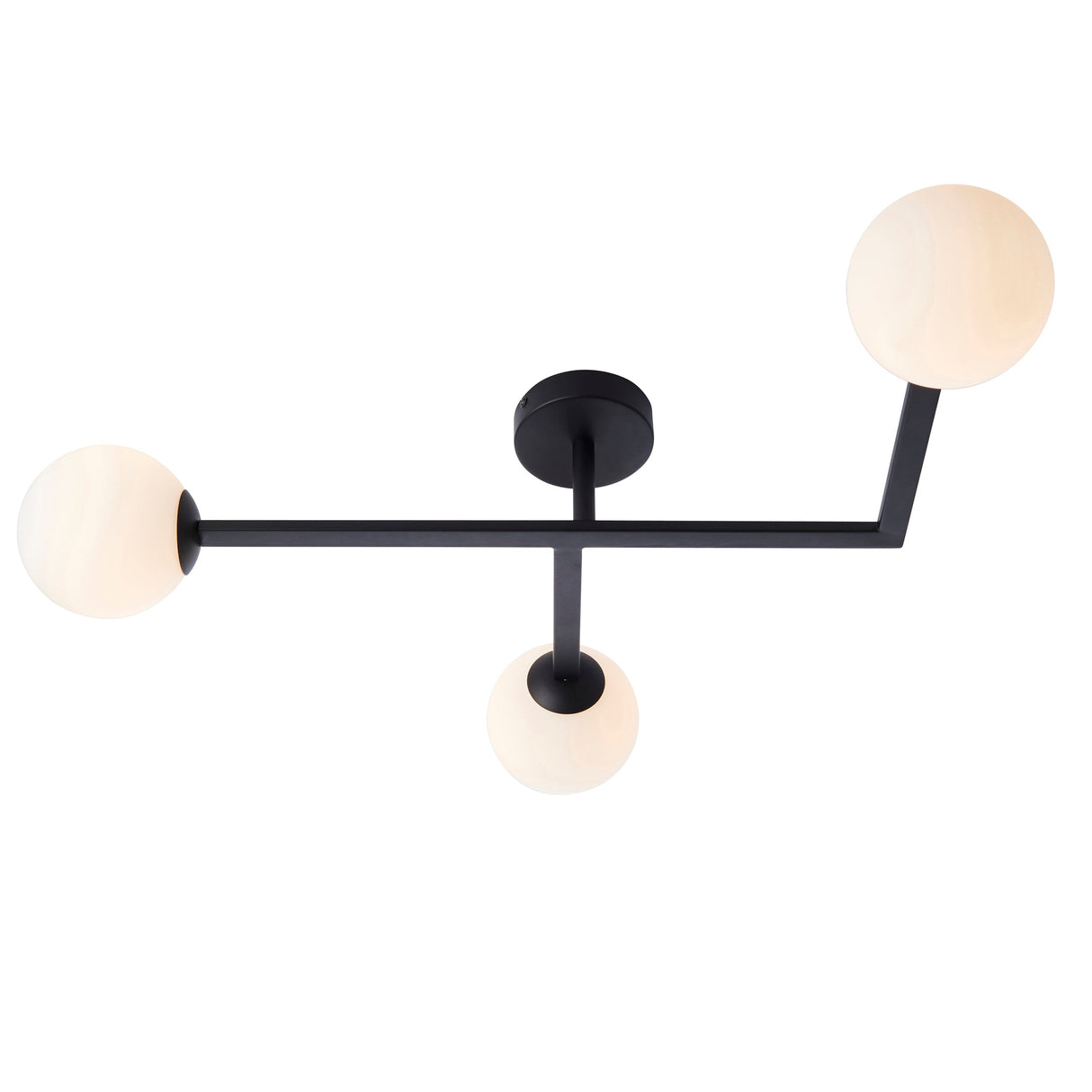 Amos Nebula Bathroom Ceiling Light Black – from Amos Lighting + Home