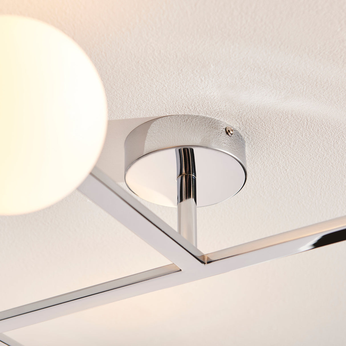 Amos Nebula Bathroom Ceiling Light Chrome – from Amos Lighting + Home