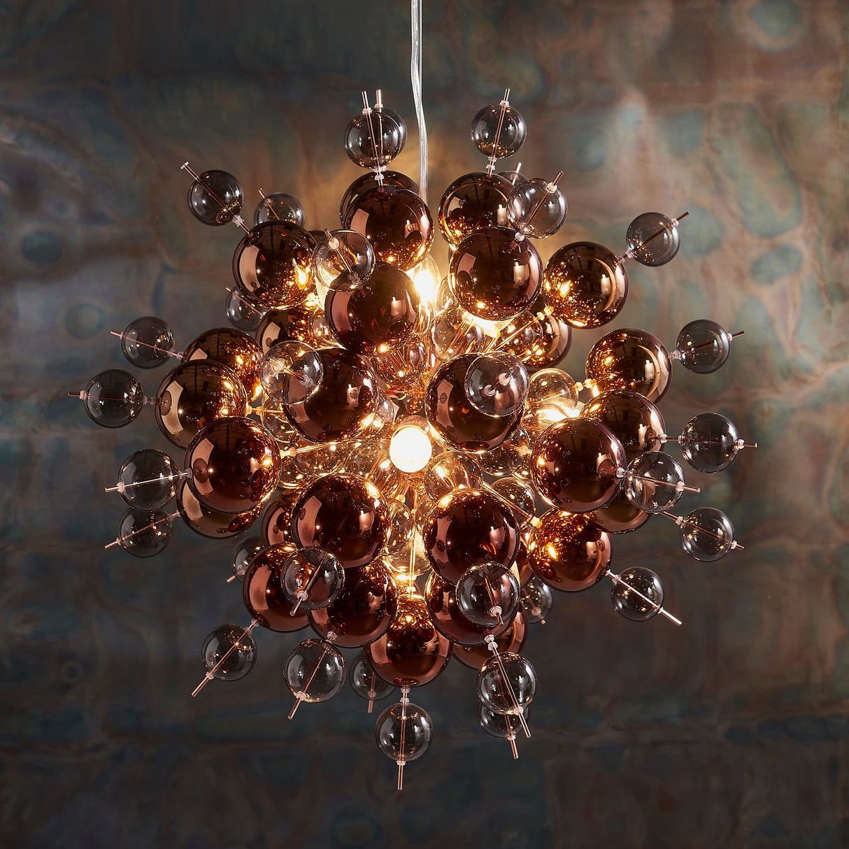 Amos Ossington Chandelier Copper – from Amos Lighting + Home