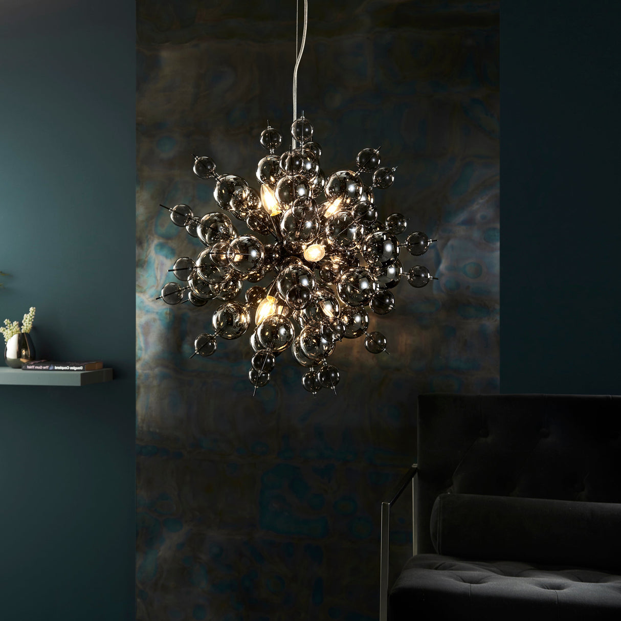 Amos Ossington Chandelier Smoke – from Amos Lighting + Home