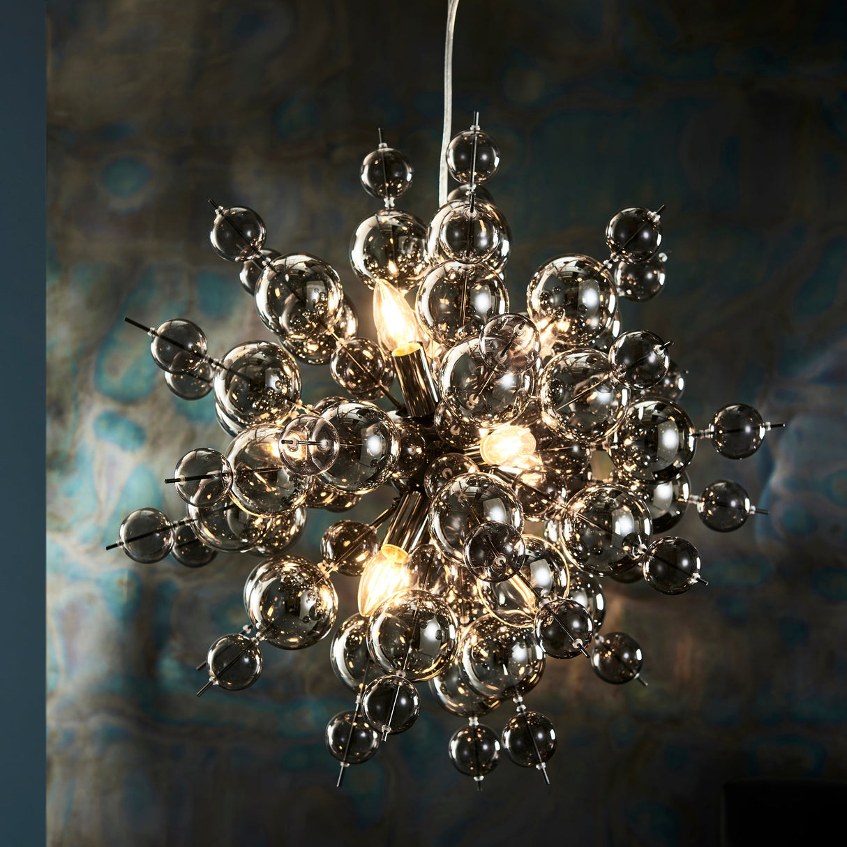 Amos Ossington Chandelier Smoke – from Amos Lighting + Home