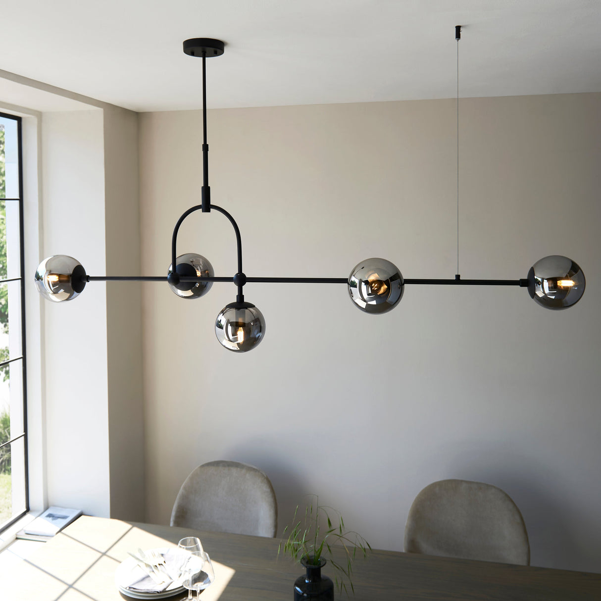 Amos Penthouse Bar Pendant Black – from Amos Lighting + Home