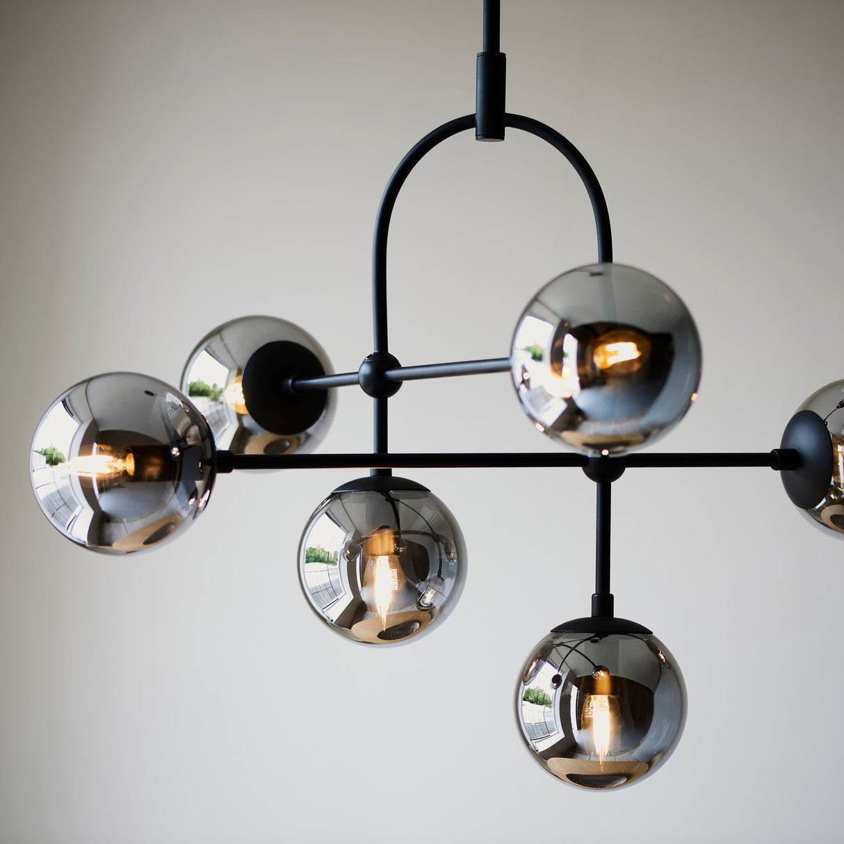 Amos Penthouse Pendant Chandelier Black – from Amos Lighting + Home
