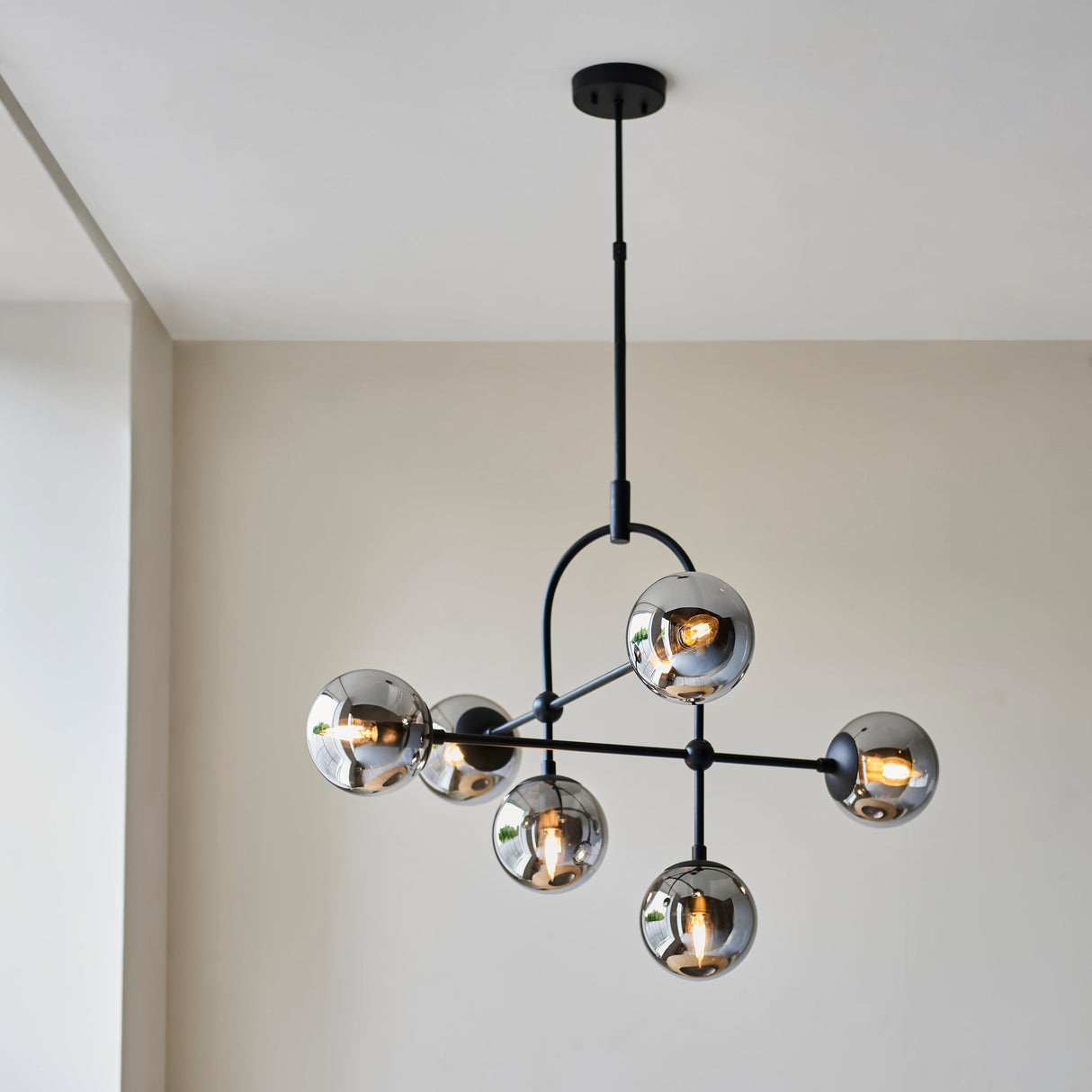 Amos Penthouse Pendant Chandelier Black – from Amos Lighting + Home