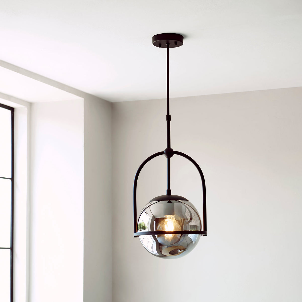 Amos Penthouse Single Pendant Black – from Amos Lighting + Home
