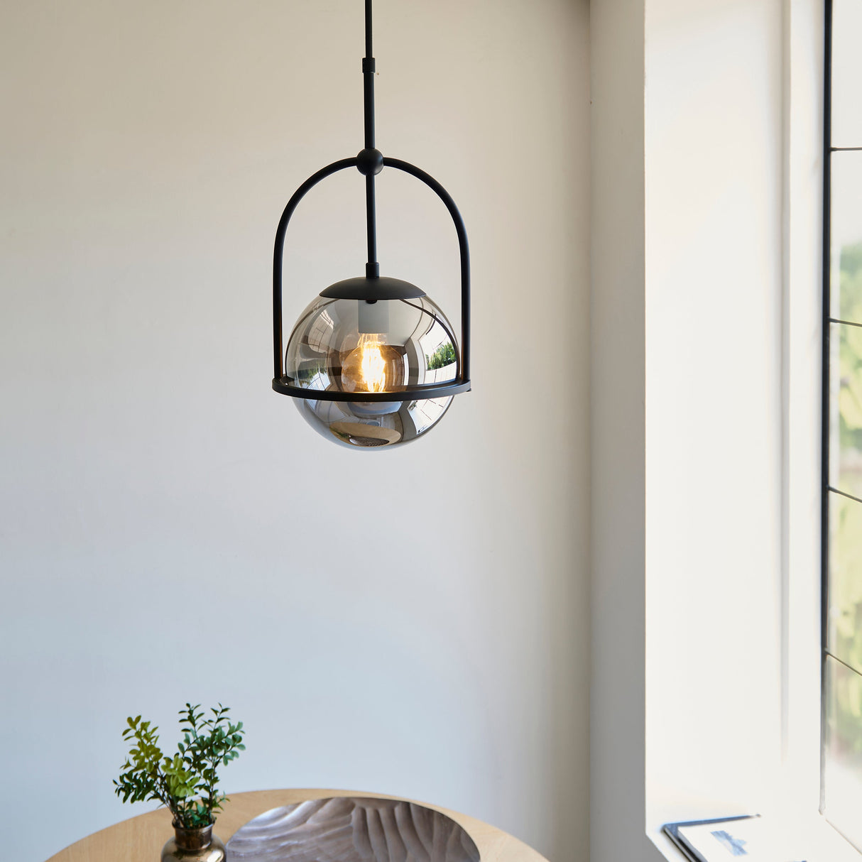 Amos Penthouse Single Pendant Black – from Amos Lighting + Home