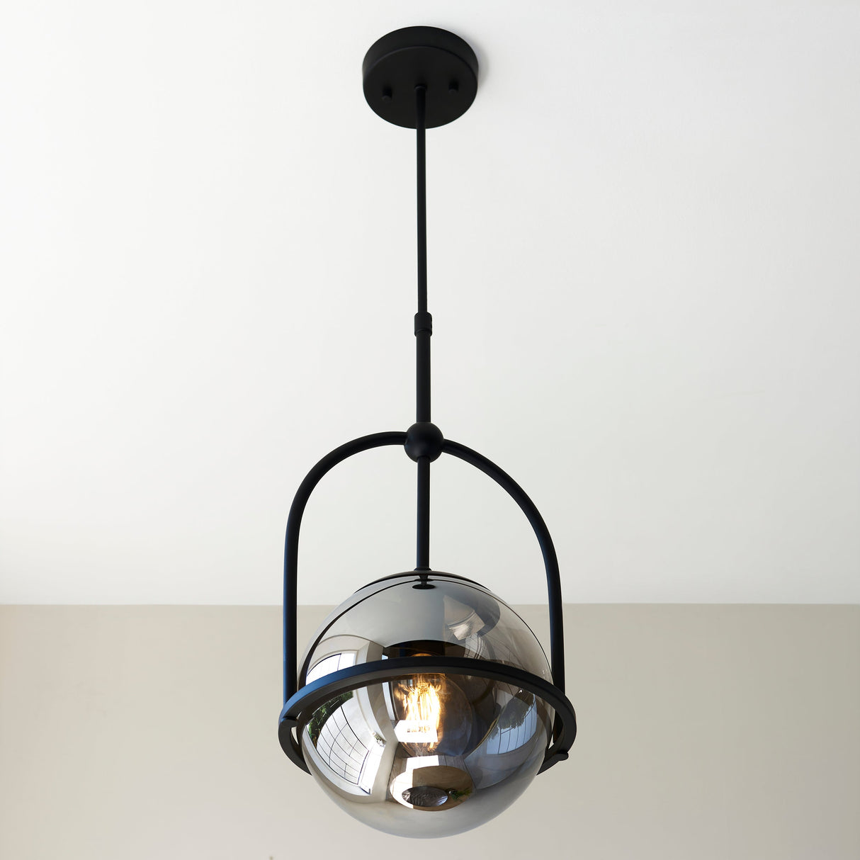 Amos Penthouse Single Pendant Black – from Amos Lighting + Home