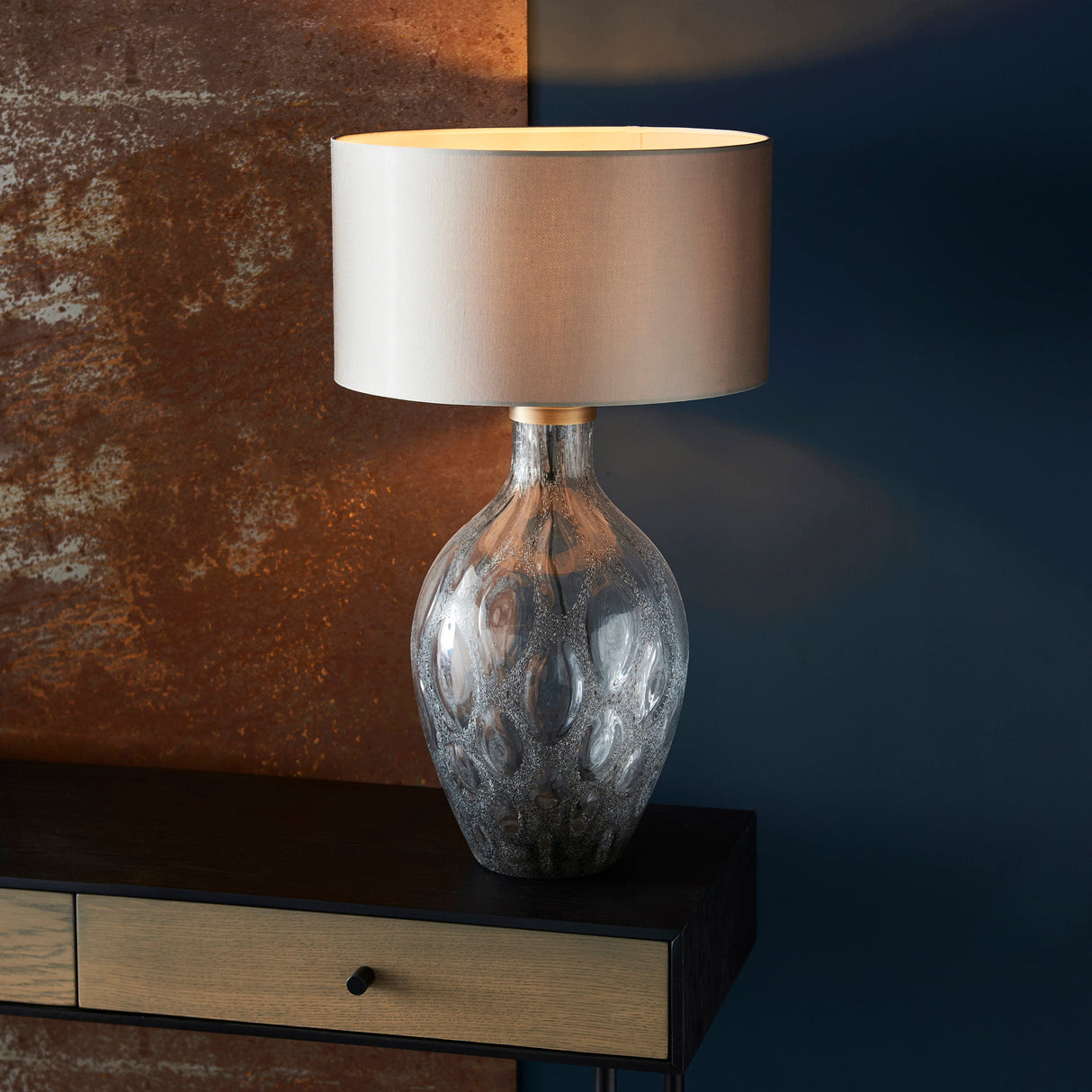 Amos Pomeroy Table Lamp Charcoal – from Amos Lighting + Home