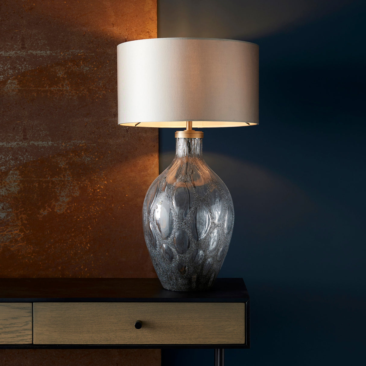 Amos Pomeroy Table Lamp Charcoal – from Amos Lighting + Home