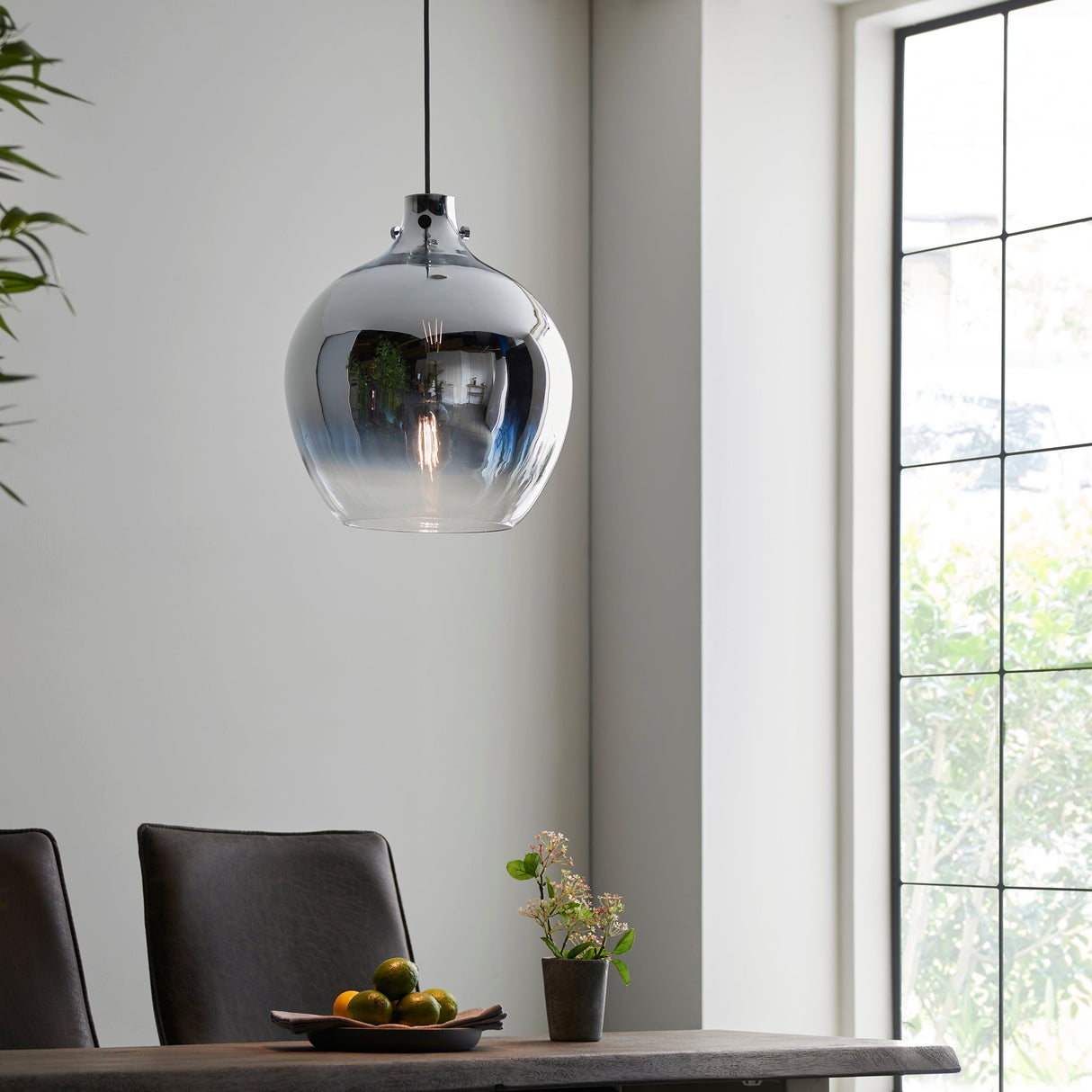 Amos Quicklsilver Pendant Chrome – from Amos Lighting + Home