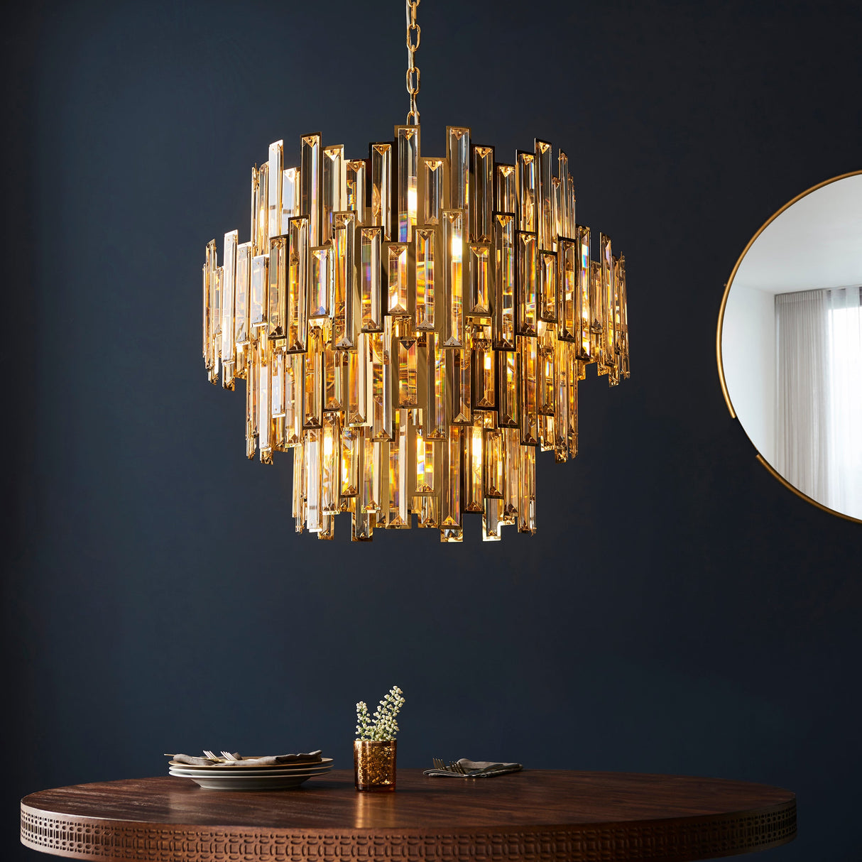 Amos Sandringham Chandelier Large – from Amos Lighting + Home