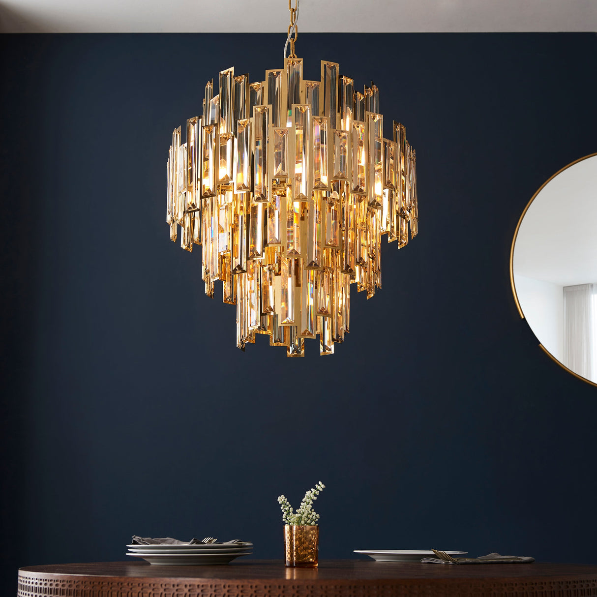Amos Sandringham Chandelier Small – from Amos Lighting + Home