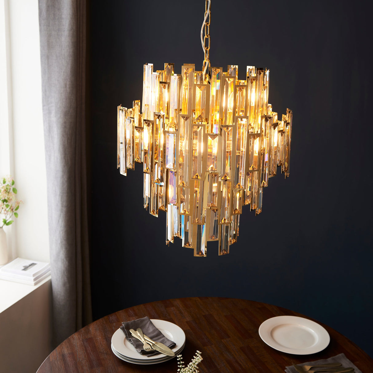 Amos Sandringham Chandelier Small – from Amos Lighting + Home