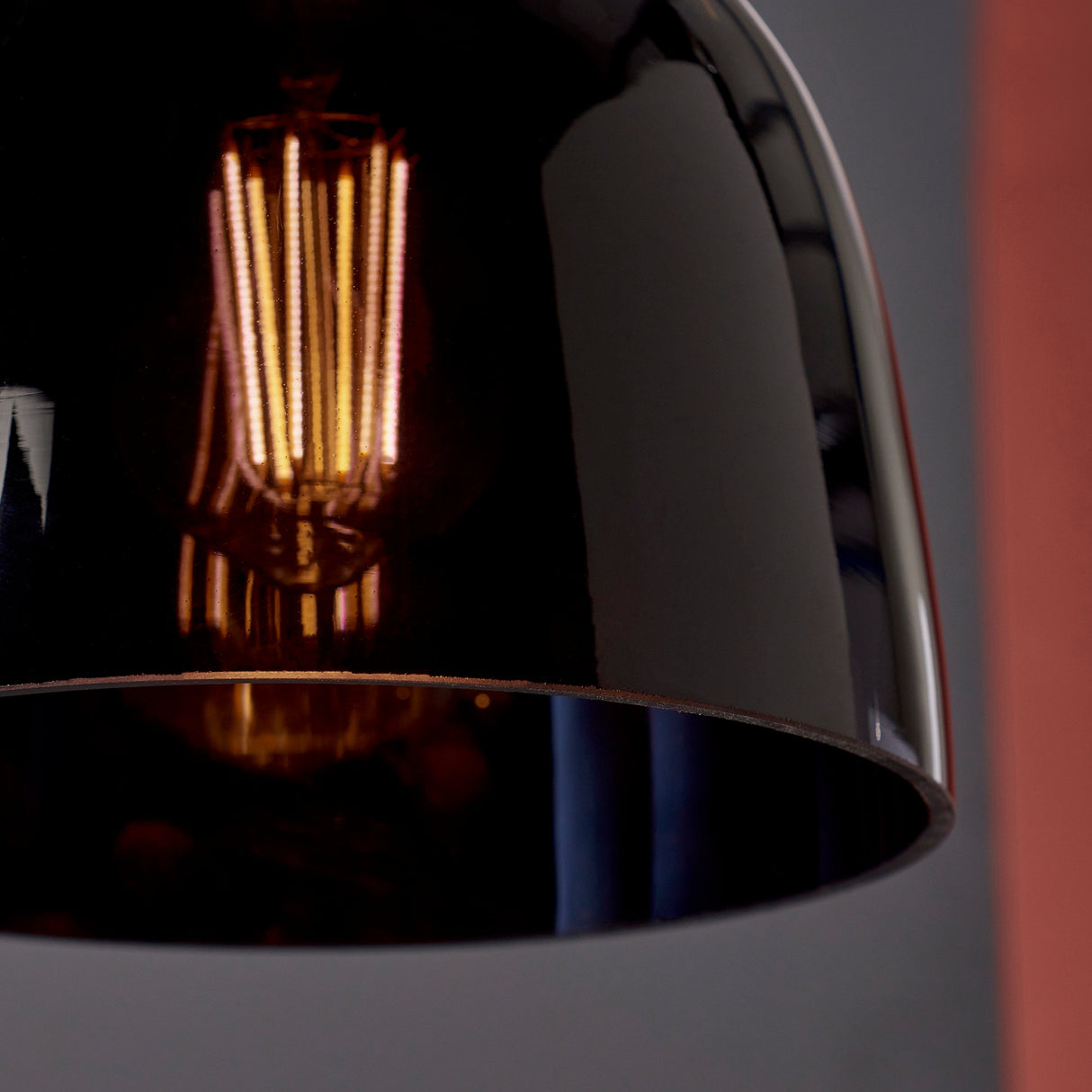 Amos Soho Pendant Black Tinted Glass – from Amos Lighting + Home