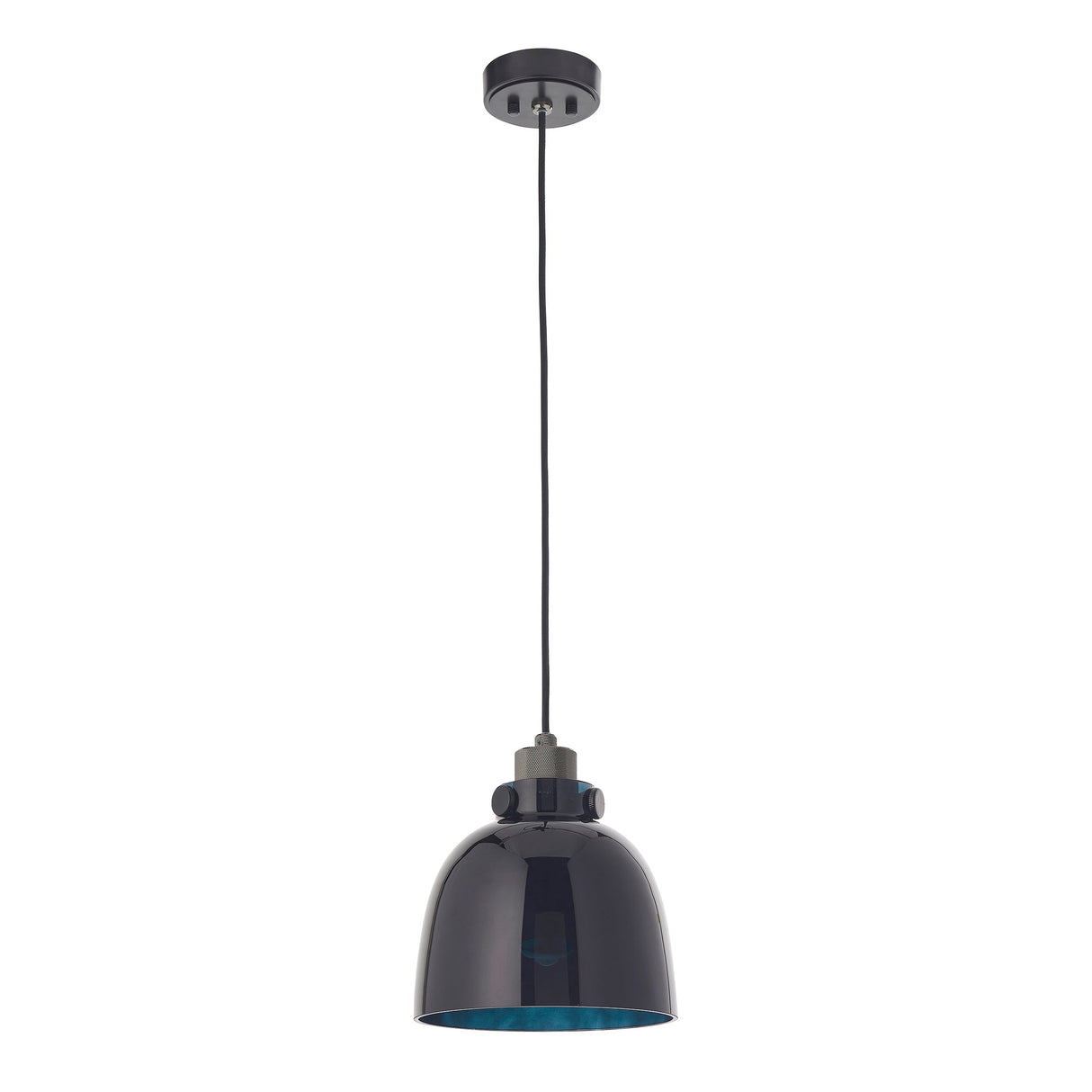 Amos Soho Pendant Black Tinted Glass – from Amos Lighting + Home