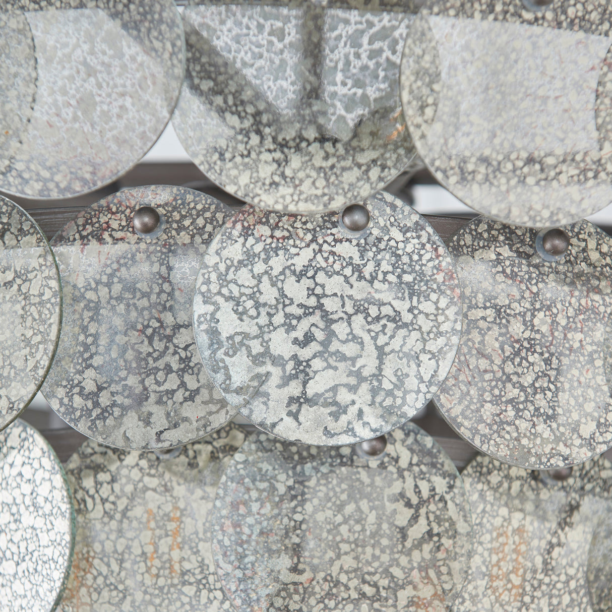 Amos Southgate Chandelier Antique Silver & Mercury Glass – from Amos Lighting + Home