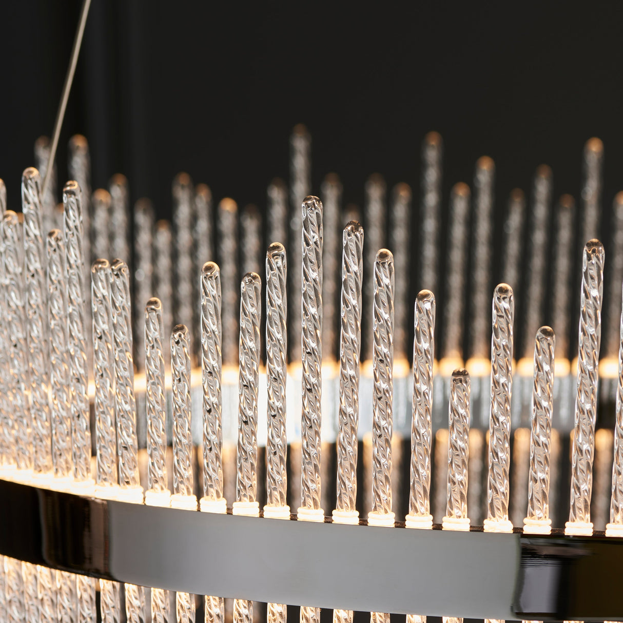 Amos Vanburgh Medium Pendant Chandelier Chrome – from Amos Lighting + Home