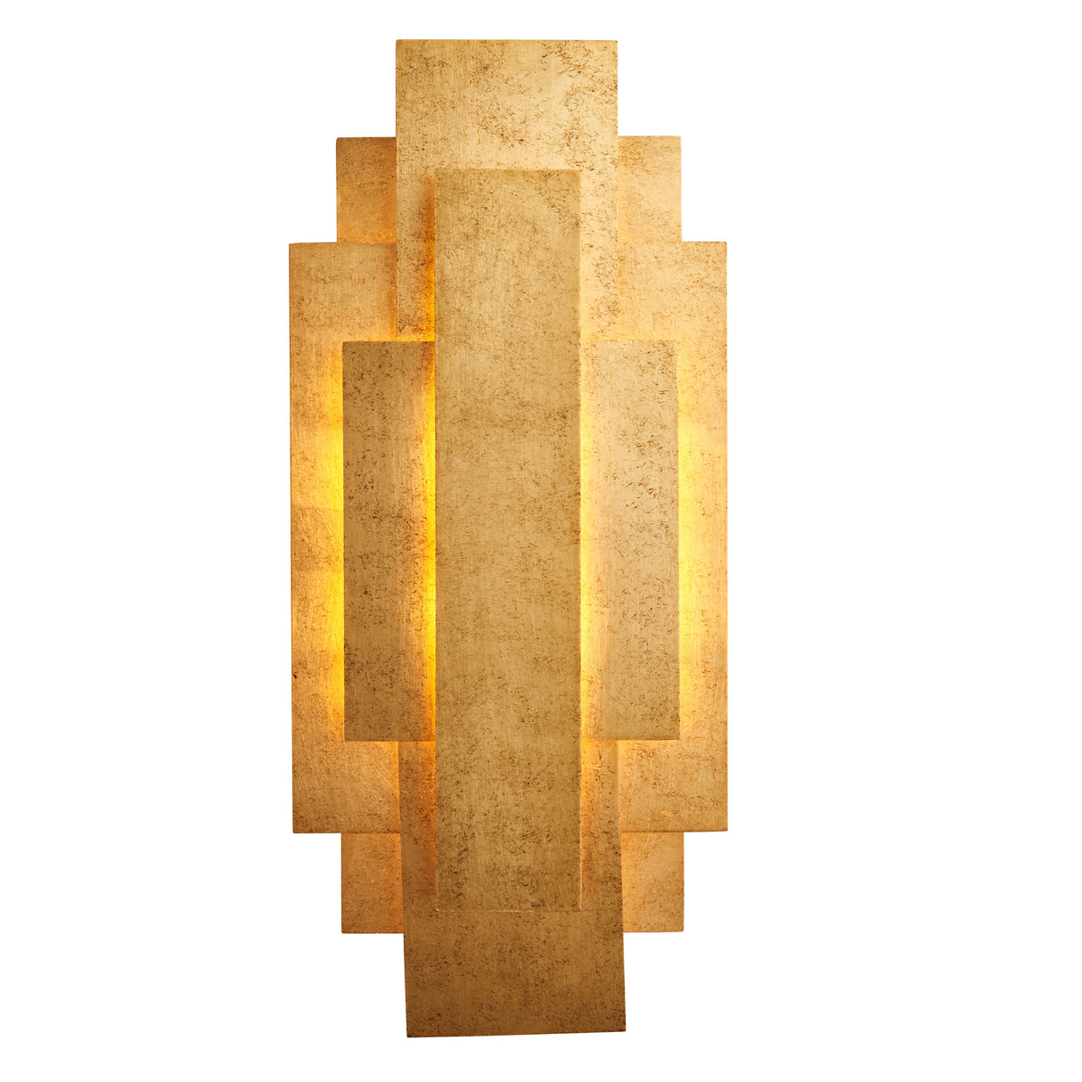 Amos Vaughn Wall Light Gold Leaf – from Amos Lighting + Home