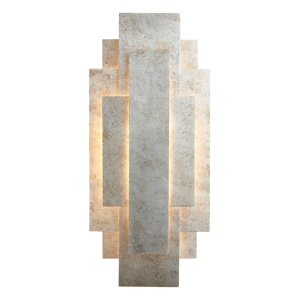 Amos Vaughn Wall Light Silver Leaf – from Amos Lighting + Home