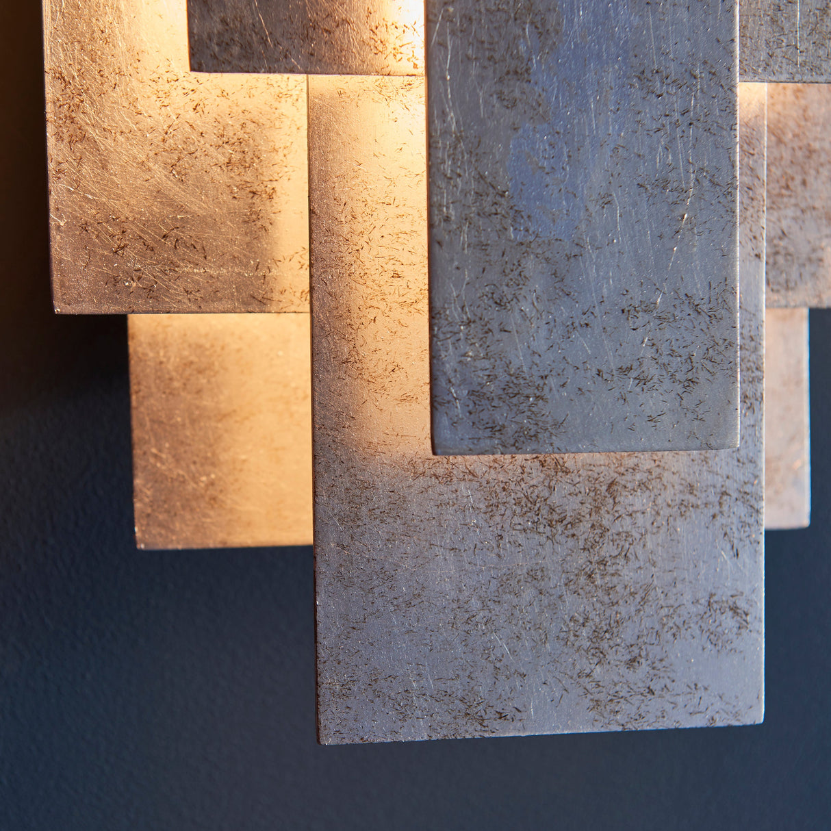 Amos Vaughn Wall Light Silver Leaf – from Amos Lighting + Home