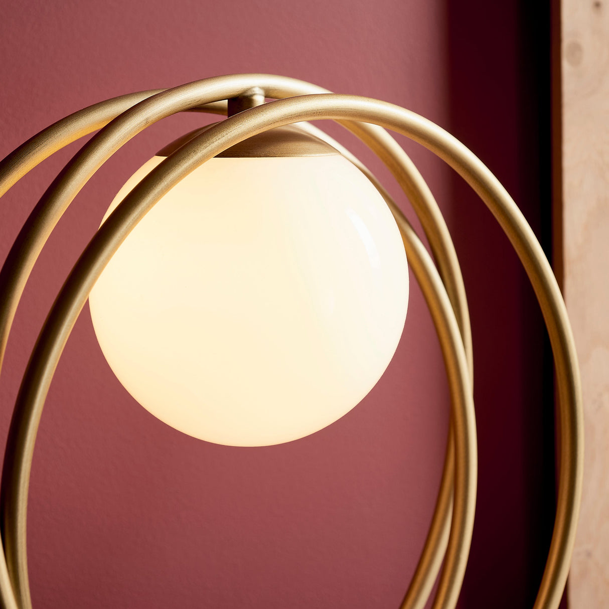 Amos Warhol Table Lamp Brushed Gold – from Amos Lighting + Home