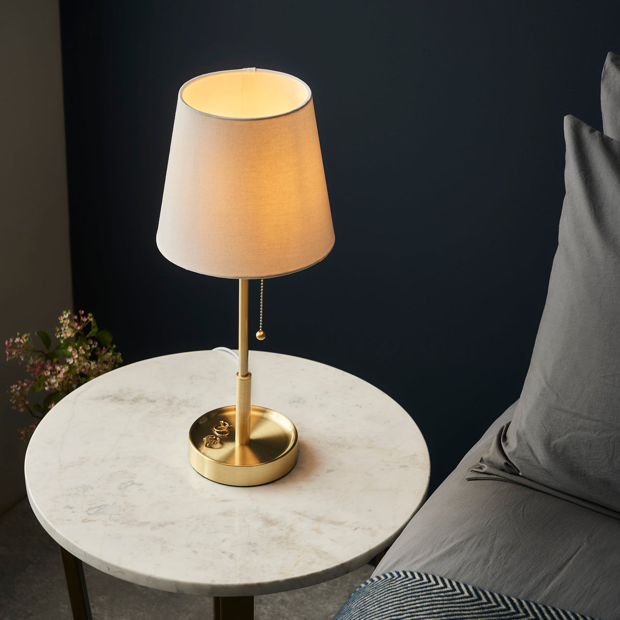 Amos Westminster Table Lamp Satin Brass – from Amos Lighting + Home