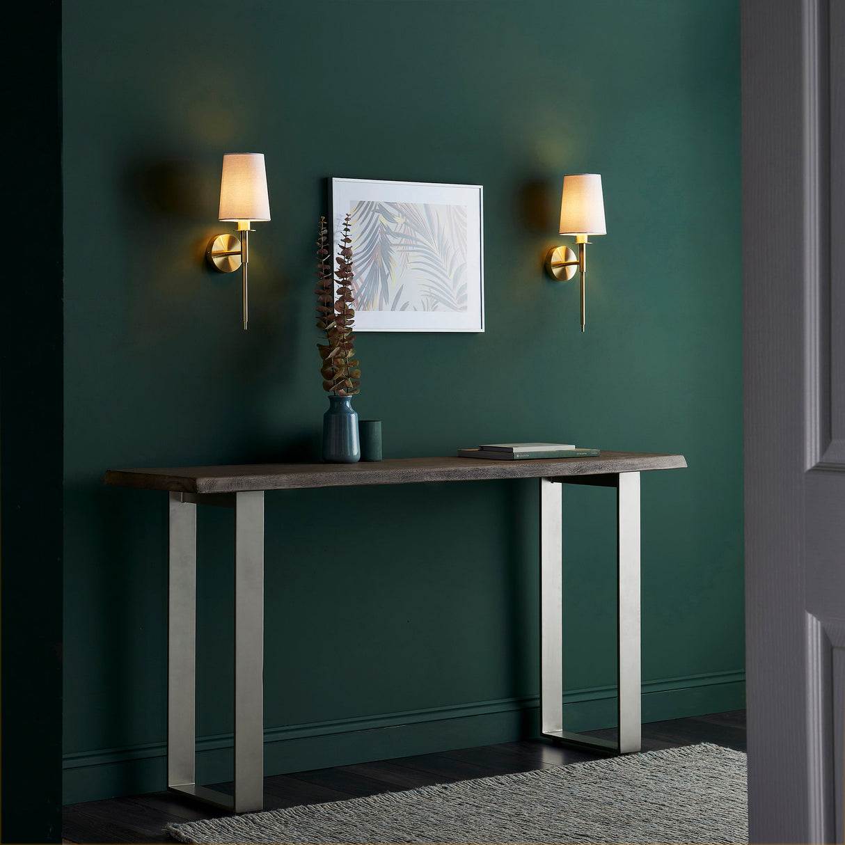 Amos Westminster Wall Light Satin Brass – from Amos Lighting + Home