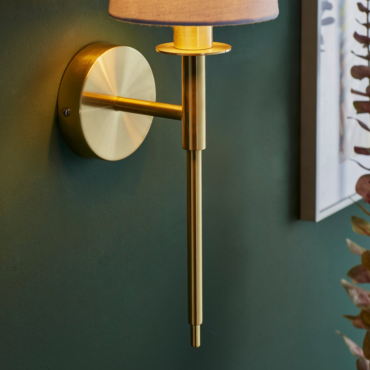 Amos Westminster Wall Light Satin Brass – from Amos Lighting + Home