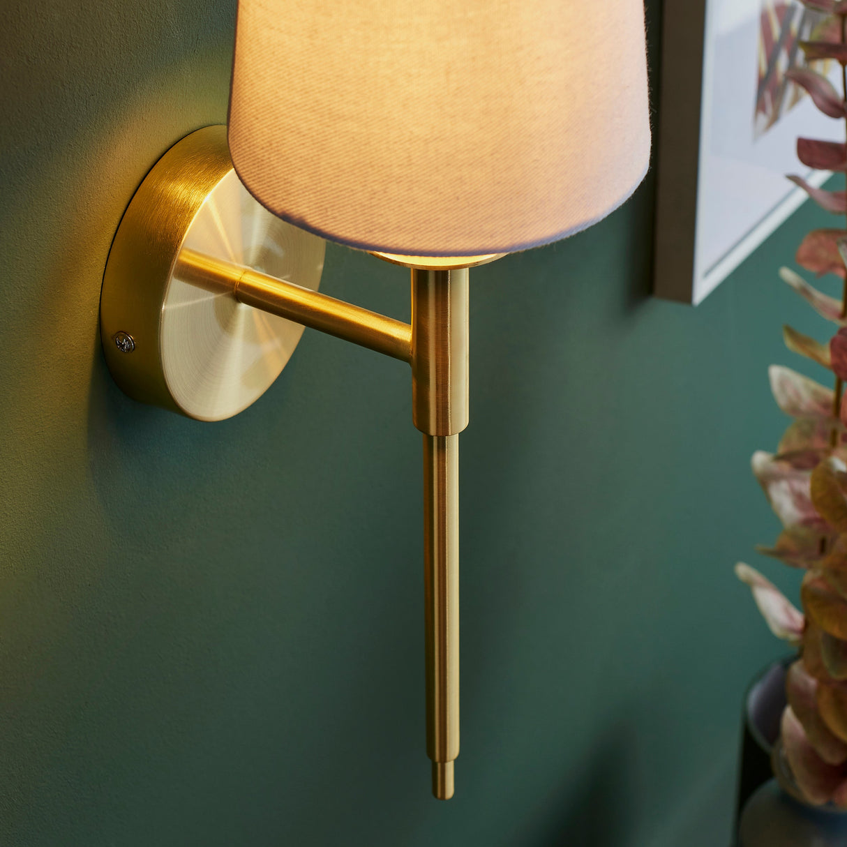Amos Westminster Wall Light Satin Brass – from Amos Lighting + Home