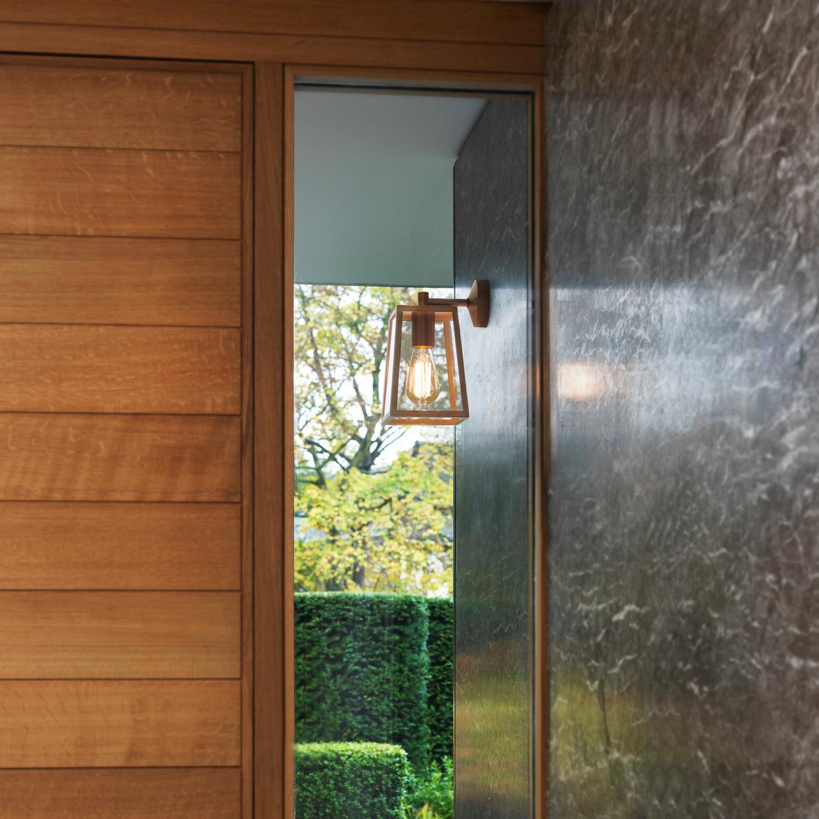 Astro Calvi Wall Light Antique Brass – from Amos Lighting + Home