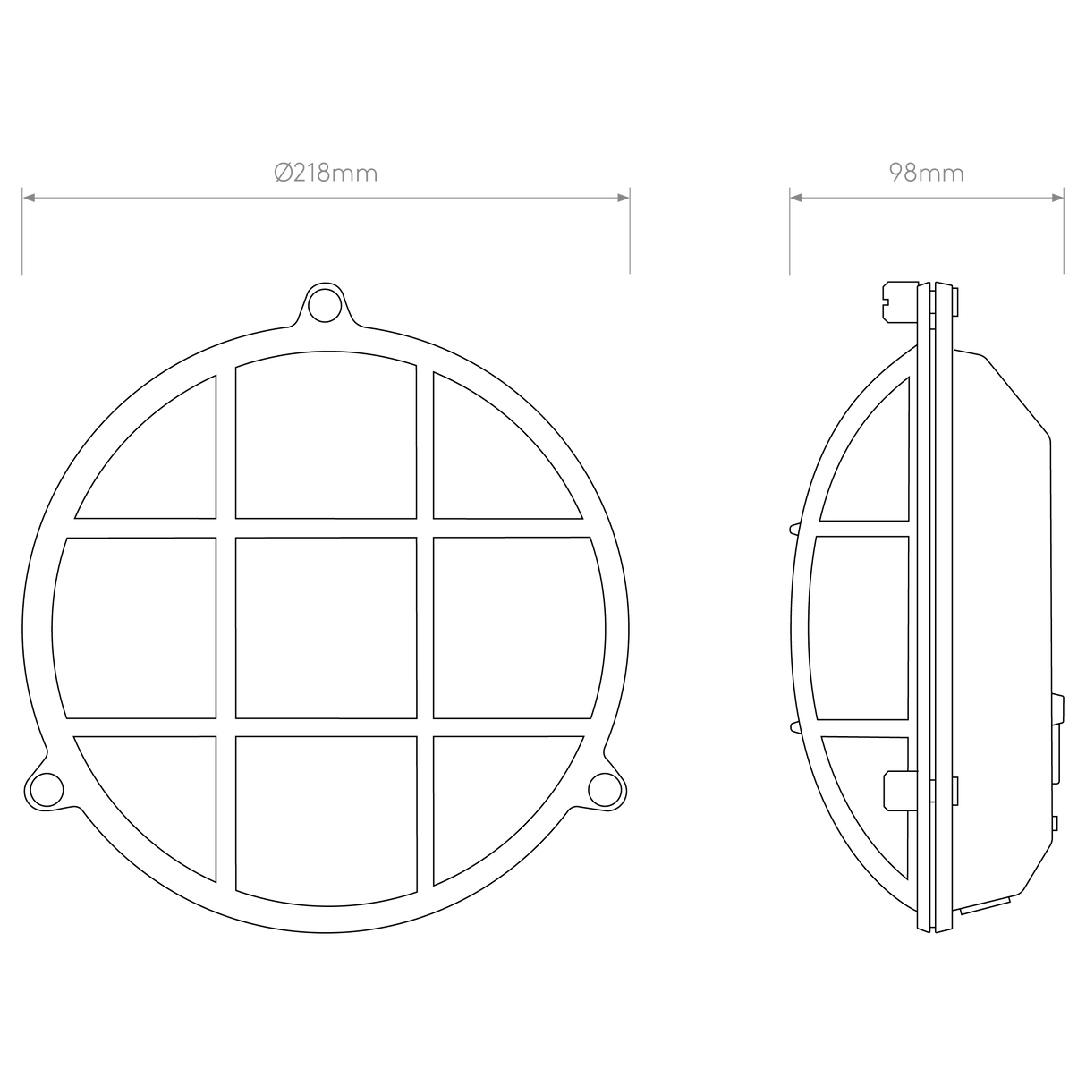 Astro Thurso Round Outdoor Wall Light Brass – from Amos Lighting + Home