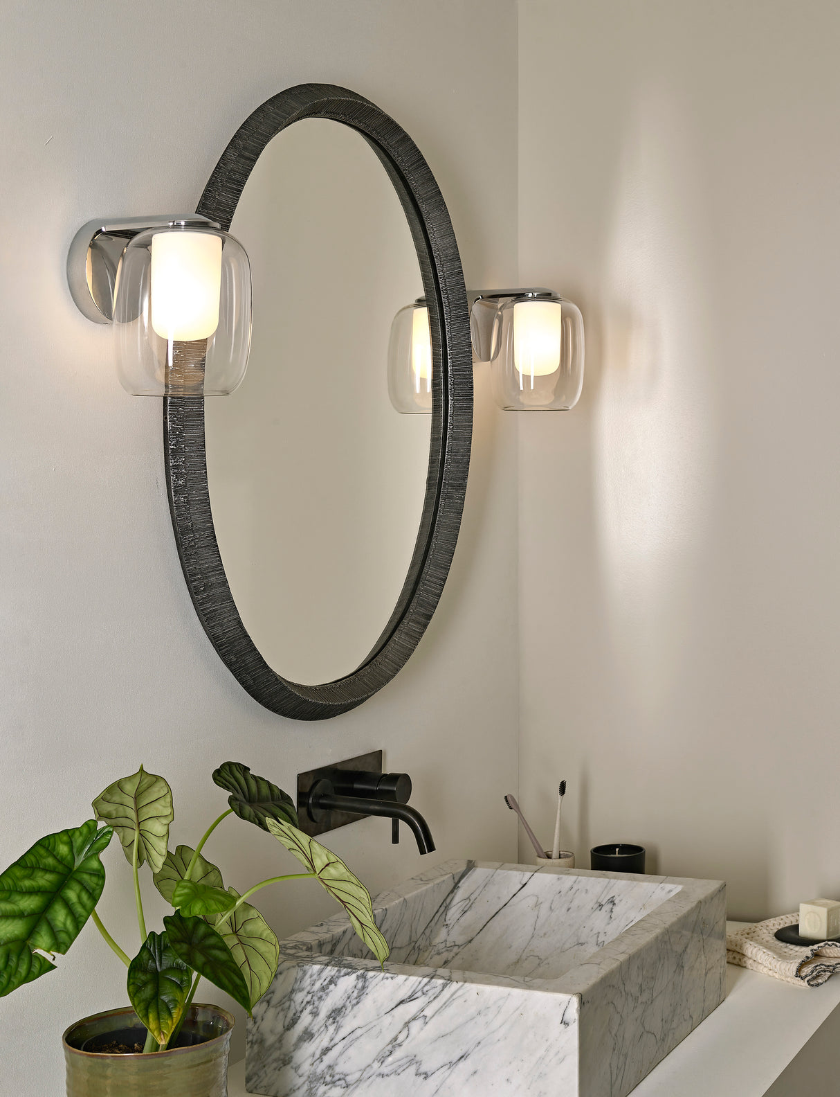 Astro Aquina Wall Polished Chrome Bathroom Wall Light