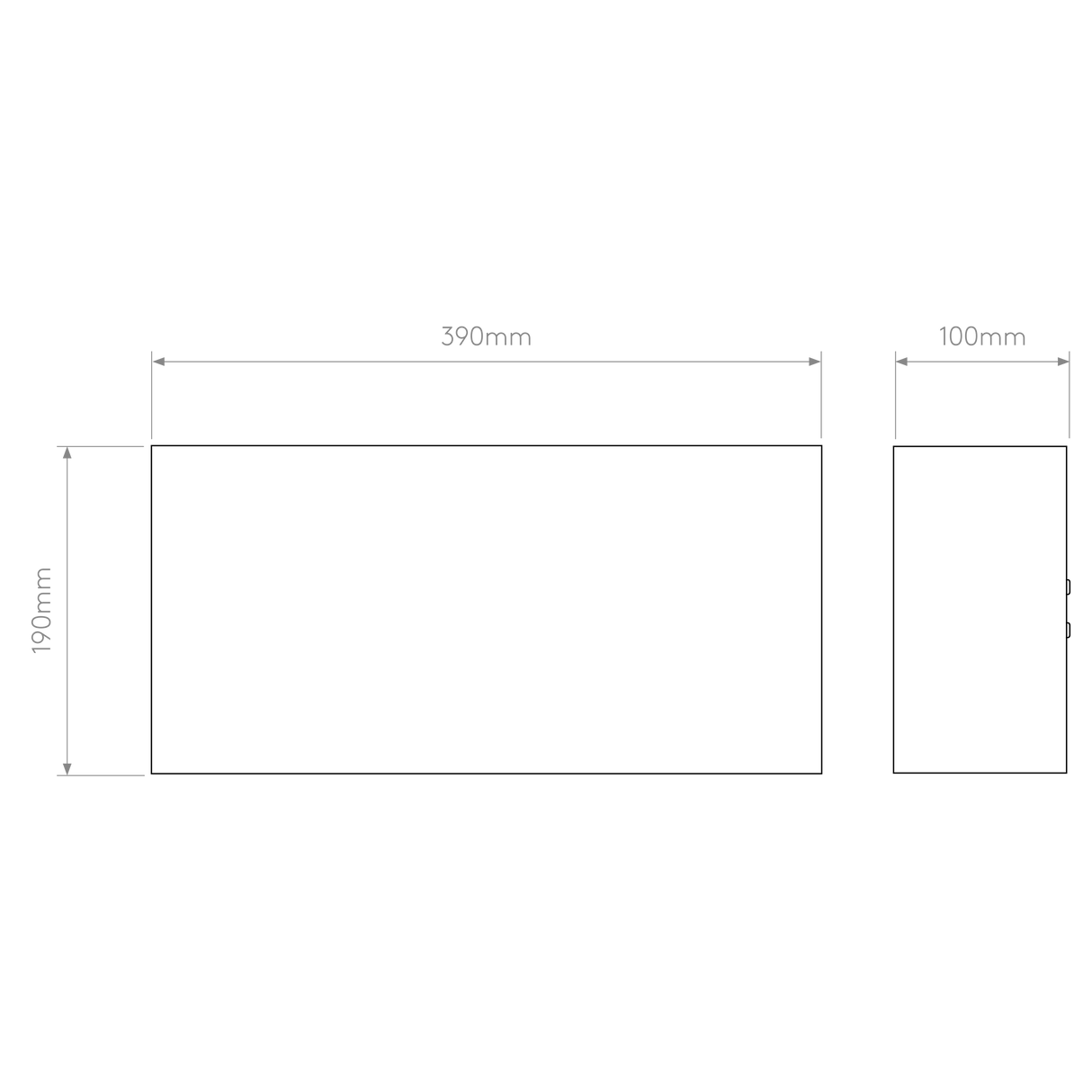 Astro Velo 390 Plaster Interior Wall Light