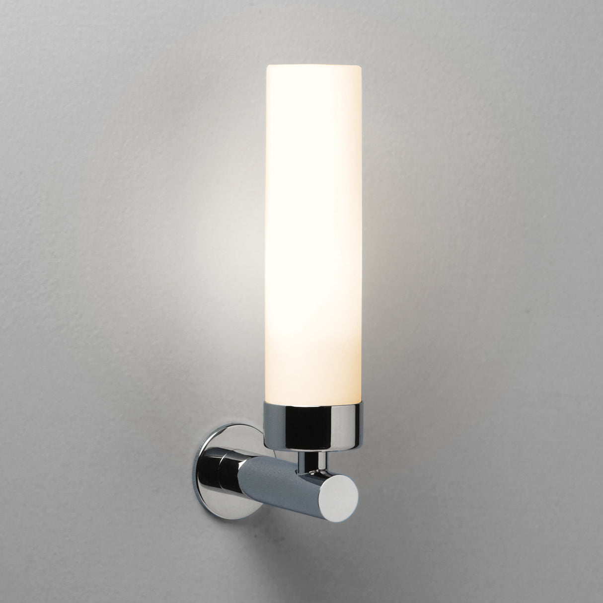 Astro Tube 120 Polished Chrome Bathroom Wall Light – from Amos Lighting + Home