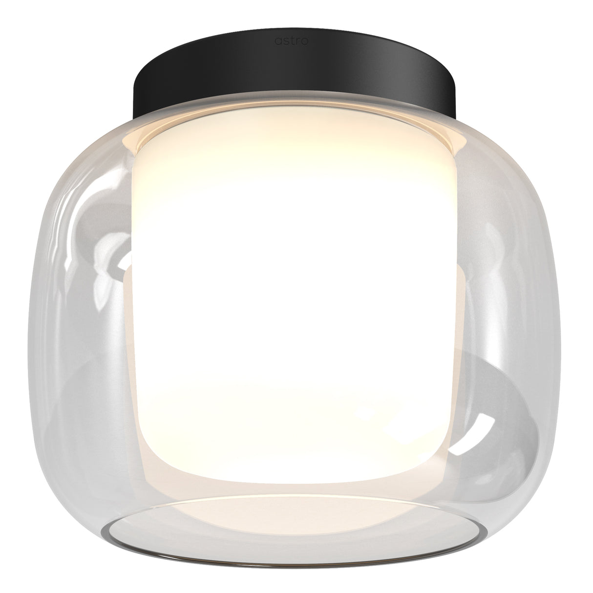 Astro Aquina Ceiling 240 Matt Black Bathroom Ceiling Light