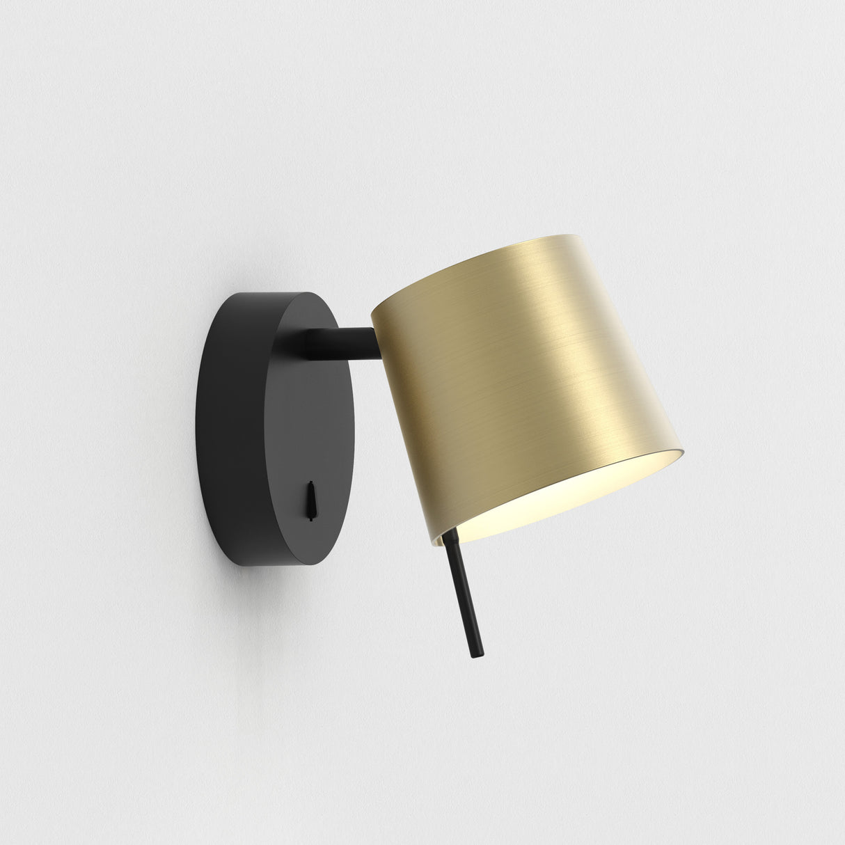 Astro Miura Wall Base Matt Black Interior Wall Light