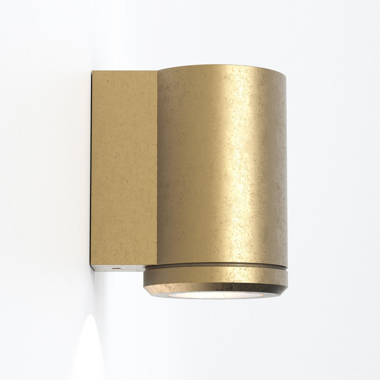 Astro Jura Single Solid Brass Outdoor Wall Light