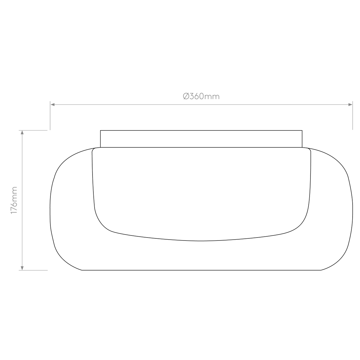 Astro Aquina Ceiling 360 Polished Chrome Bathroom Ceiling Light
