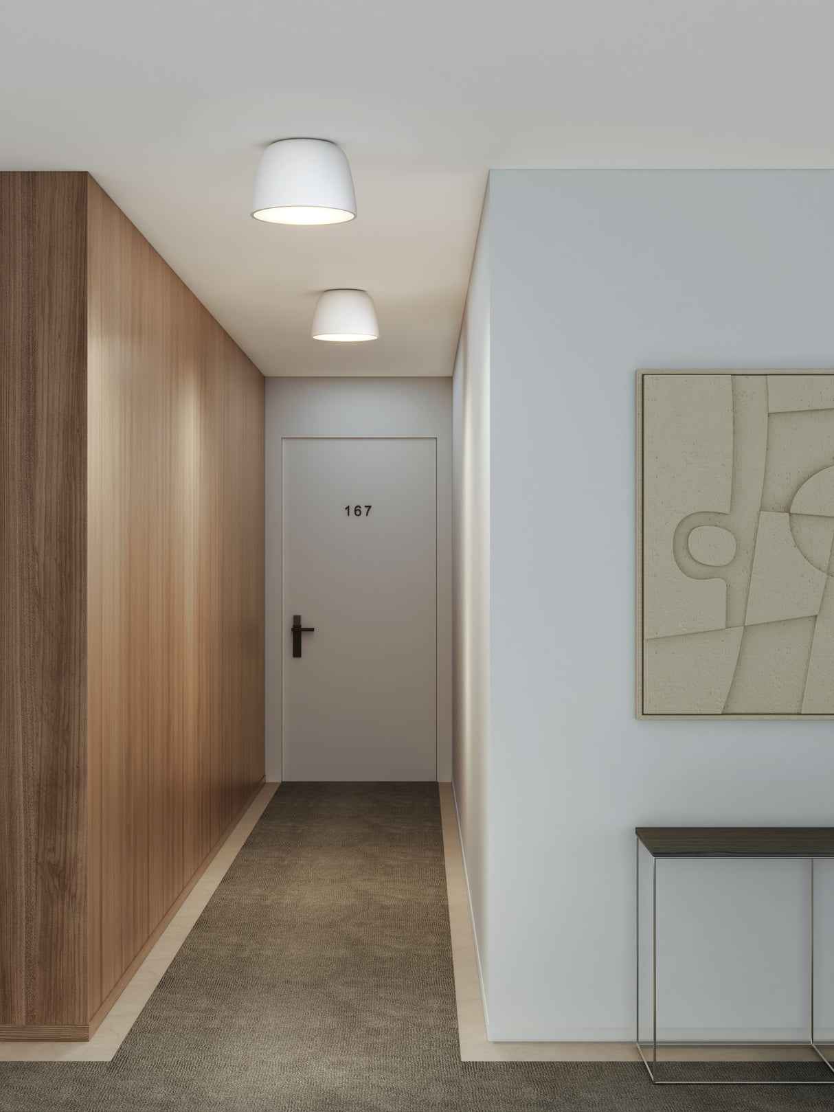 Astro Taiko 300 Matt White Interior Ceiling Light