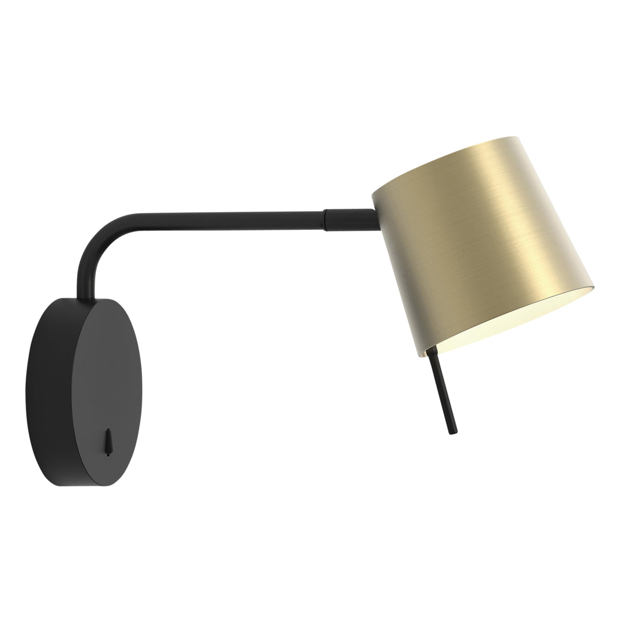 Astro Miura Swing Arm Base Matt Black Interior Wall Light