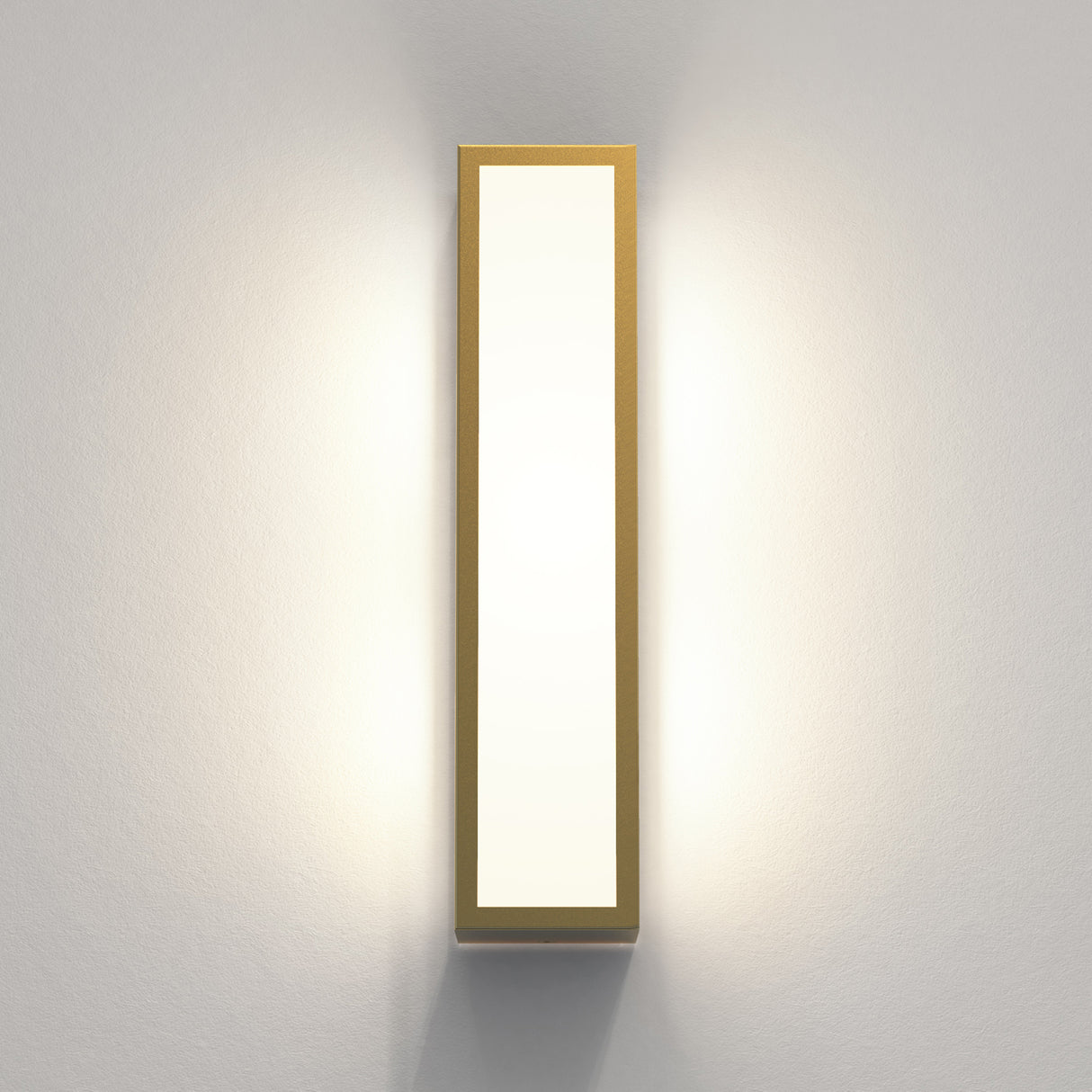Astro Salerno Natural Brass Outdoor Wall Light
