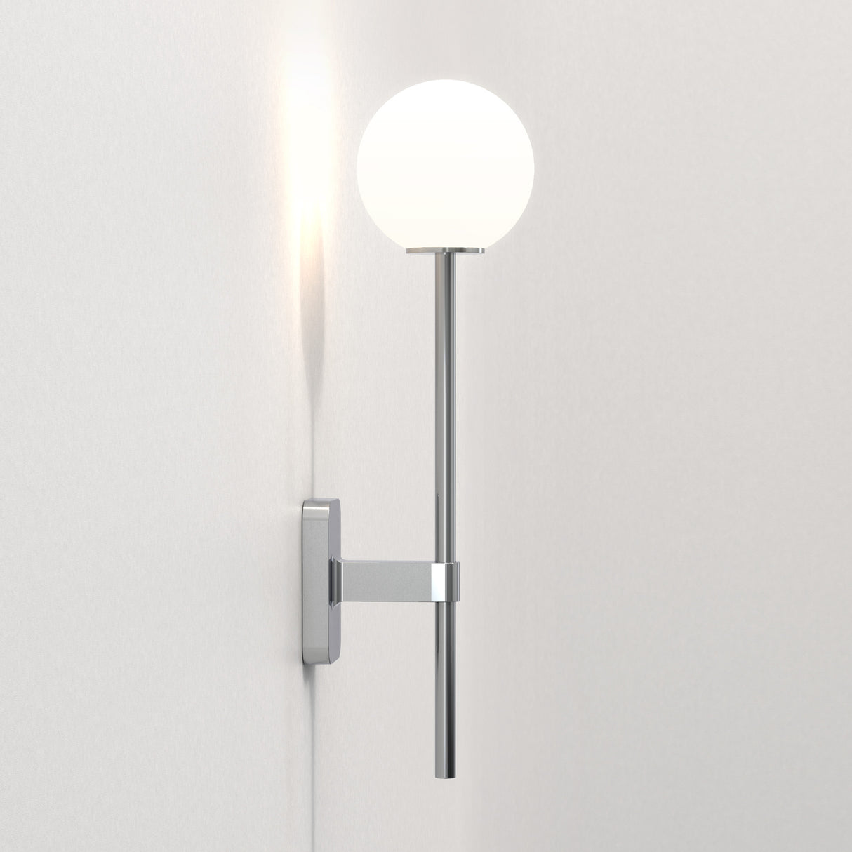 Astro Tacoma Single Grande Polished Chrome Bathroom Wall Light