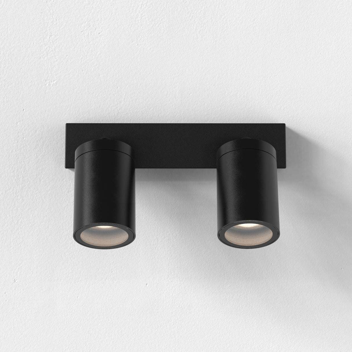 Astro Dartmouth Twin Spot Textured Black Outdoor Spotlight