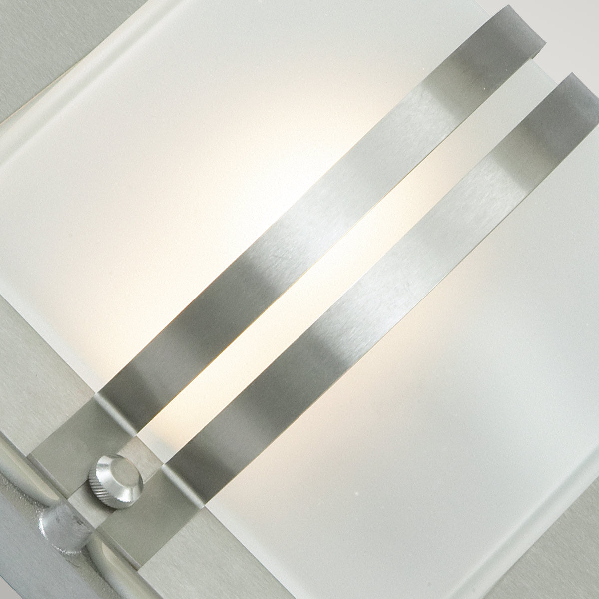 Norlys Bern 1 Light Wall Lantern - Stainless Steel With Frosted Glass