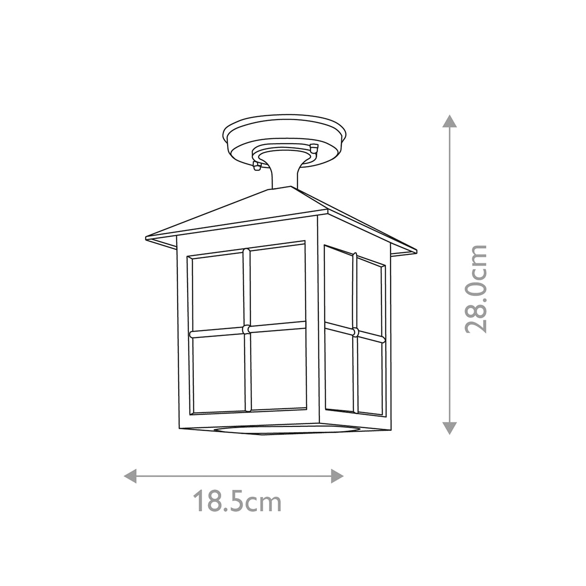Elstead Winchester 1 Light Porch Lantern