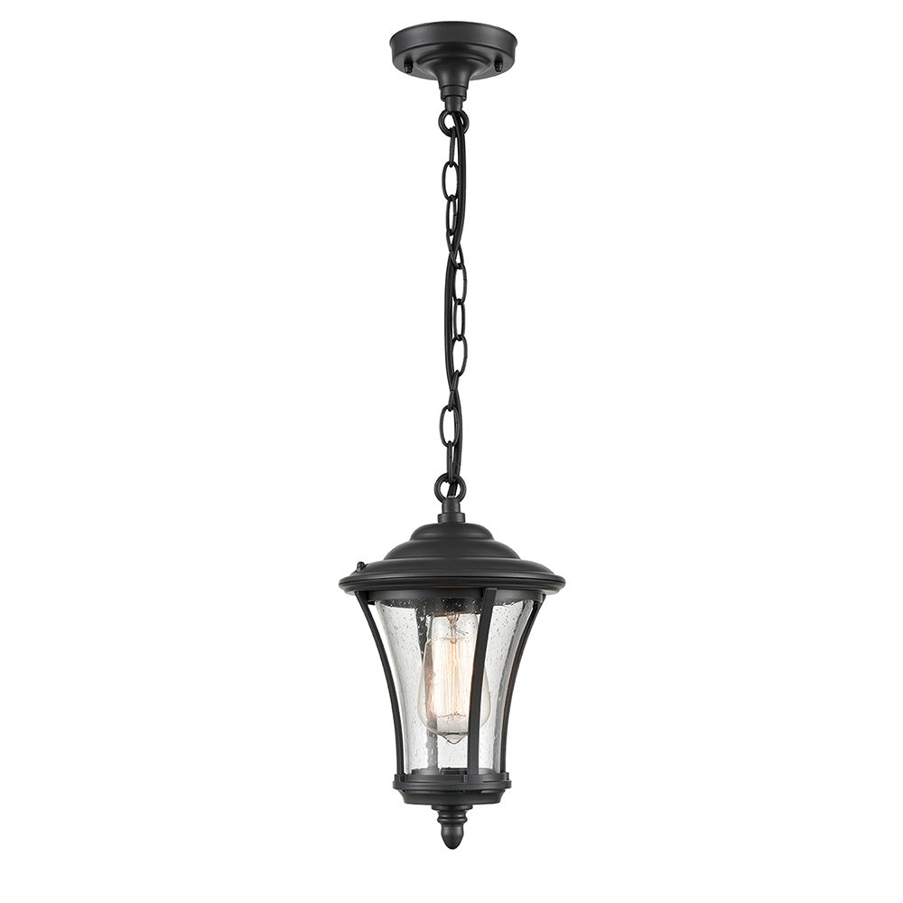 Brick Lane Charlwood Outdoor Lantern Charcoal IP44 – from Amos Lighting + Home